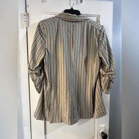 NWT VERONICA BEARD Kiernan Dickey Double-Breasted Striped Blazer 16 - Picture 6 of 15